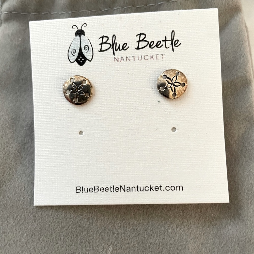 Sterling Silver Sand Dollar Studs